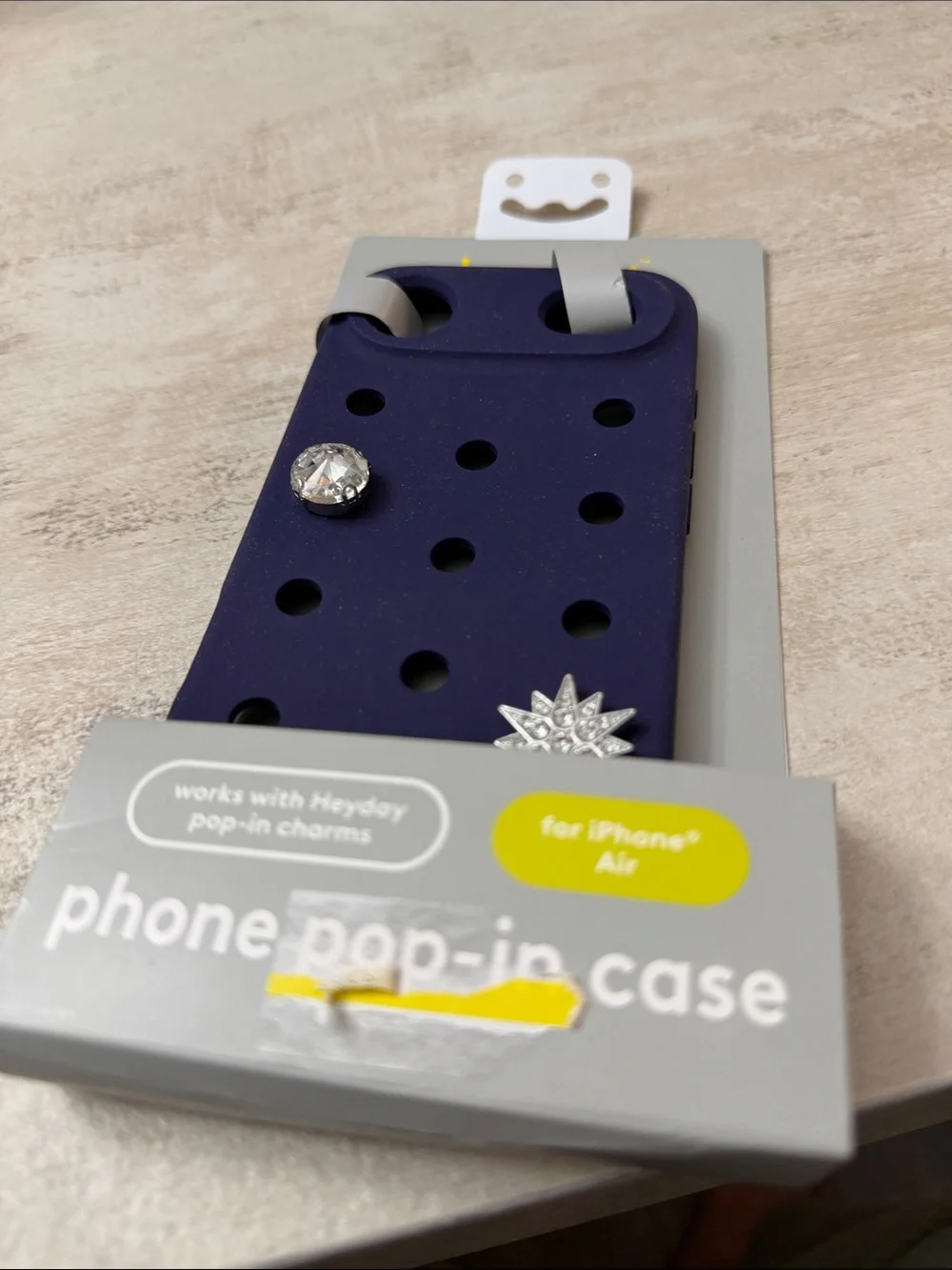 heyday  Pop-In Phone Case with Charm Holes for iPhone Air
